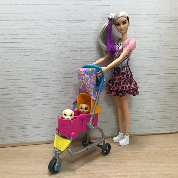 Barbie Other - Barbie Doll and Puppies